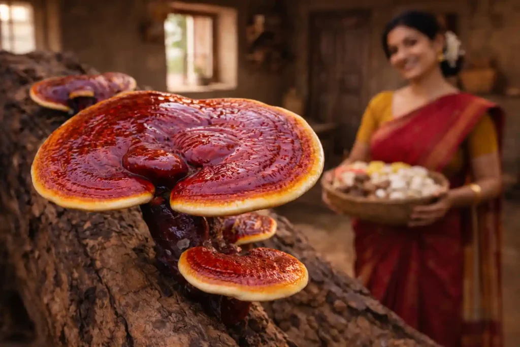 ঔষধি গুণ সম্পন্ন মাশরুম জাত ঋষি।