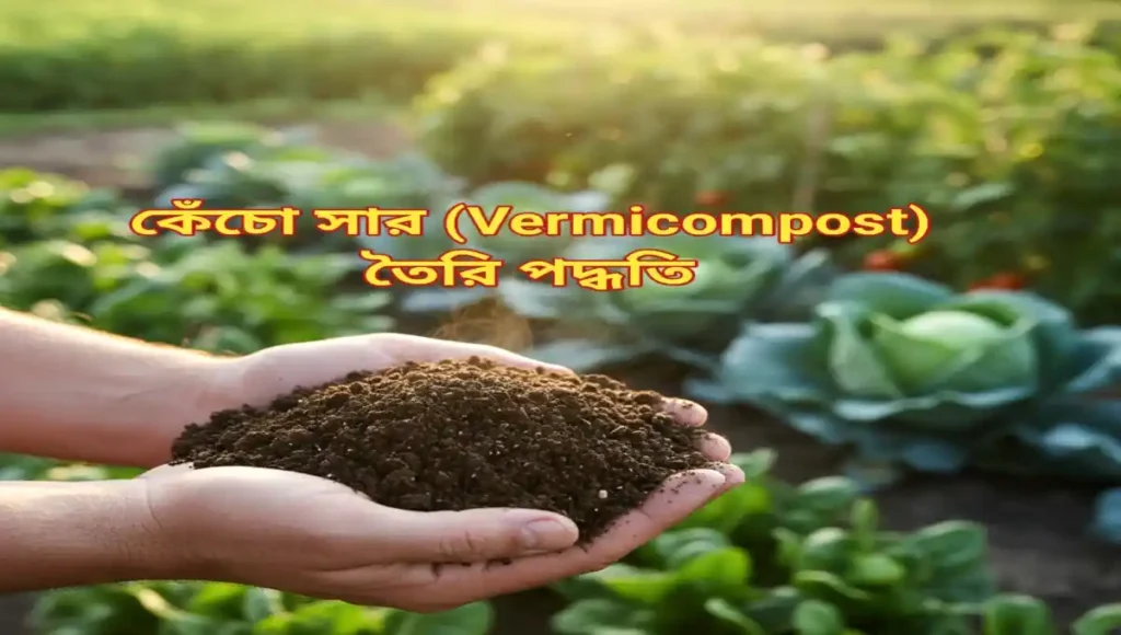 উন্নত মানের কেঁচো সার (Vermicompost) তৈরির পদ্ধতি ও চাষে এর সুফল।