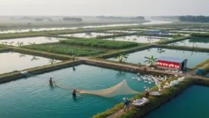 লাভজনক মাছ চাষের নিয়ম: সফল খামারি হওয়ার ২৫টি গোপন কৃষি সূত্র মাছ চাষের নিয়ম মেনে লাভজনক মাছ চাষ এর দৃশ্য।