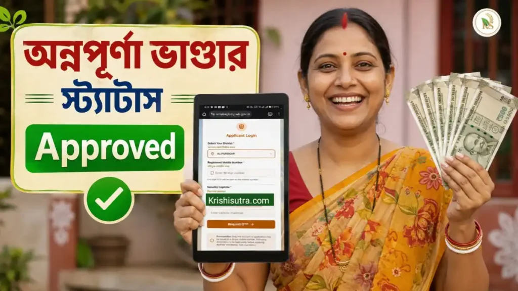 অন্নপূর্ণা ভাণ্ডার স্ট্যাটাস চেক পশ্চিমবঙ্গ: অন্নপূর্ণা পোর্টালে প্রবেশ করে ফোন নম্বর দিয়ে অন্নপূর্ণা ভাণ্ডার স্ট্যাটাস চেক করে কিভাবে অন্নপূর্ণা টাকা চেক করতে পারছেন এবং টাকা না ঢুকলে কিভাবে ঠিক করতে পারে খুশি হচ্ছেন মহিলারা তার দৃশ্য।
