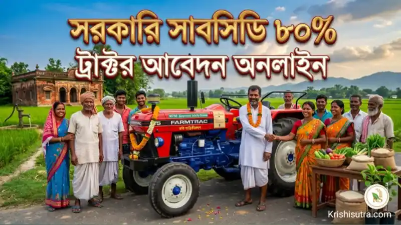পশ্চিমবঙ্গে সরকারি সাবসিডি ট্রাক্টর আবেদন: subsidy tractor scheme 2026, apply online, list and loan