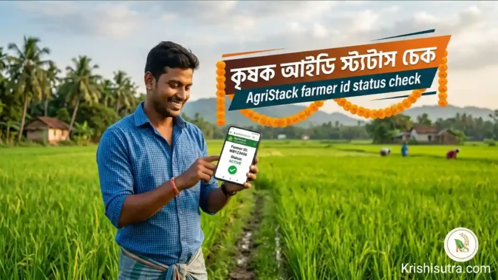 পশ্চিমবঙ্গ, ত্রিপুরা ও আসামের কৃষক আইডি স্ট্যাটাস চেক (Krishak ID Status Check) করুন সহজে। Agristack gov in ও অফিশিয়াল পোর্টালে Farmer ID status check online করার নিয়ম জানুন।